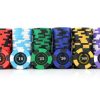 25PC 9.5G ROMAN TIMES TRUE CLAY POKER CHIPS (12 COLORS) - Image 2